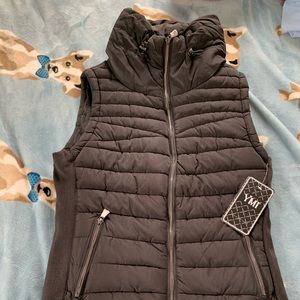 NWT fleece lined vest with pockets